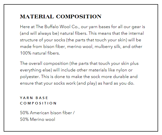 The Buffalo Wool Co. Advantage Fingerless Gloves