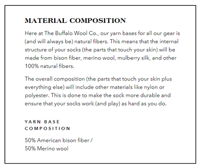 The Buffalo Wool Co. Advantage Fingerless Gloves