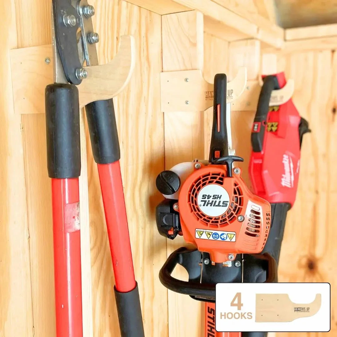 HangThis Up - MAX SHED ORGANIZATION KIT | Storage Yard Garden Shed,  Sheds For Sale, Yard Tool Organizer, Garden Tool Storage, Yard tool Rack, Shed Accessories
