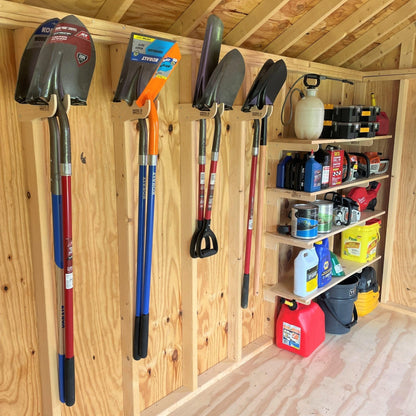 HangThis Up - MAX SHED ORGANIZATION KIT | Storage Yard Garden Shed,  Sheds For Sale, Yard Tool Organizer, Garden Tool Storage, Yard tool Rack, Shed Accessories