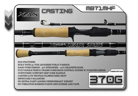 Fish Xtreme Rods MB71MHF 7'1" Medium Heavy Fast **CORK**