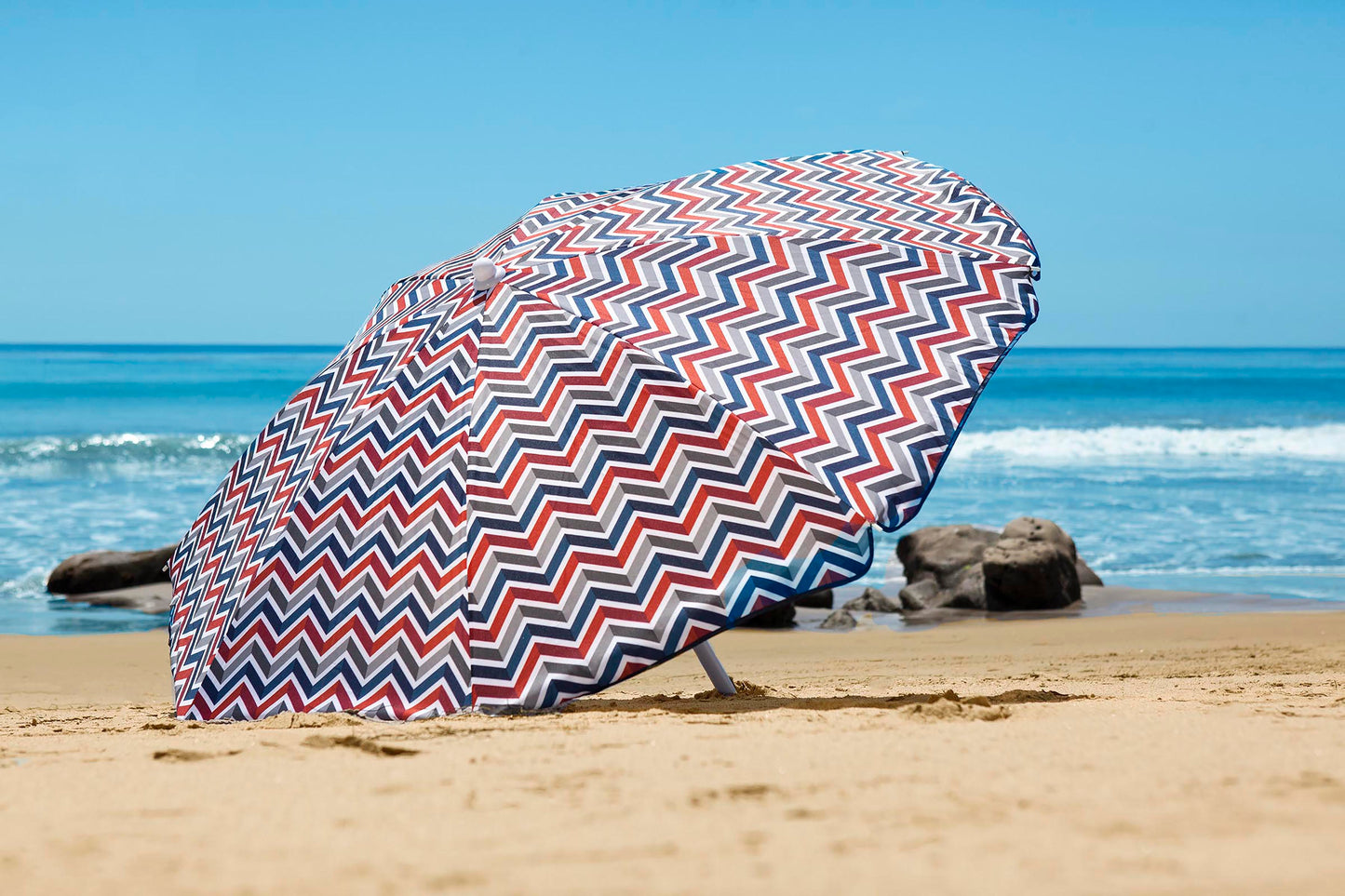 Picnic Time 5.5 Ft. Portable Beach Umbrella