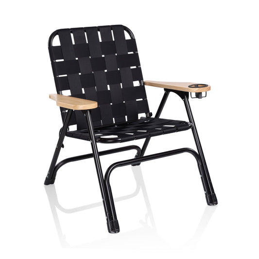 Picnic Time Lux Woven Camp Chair