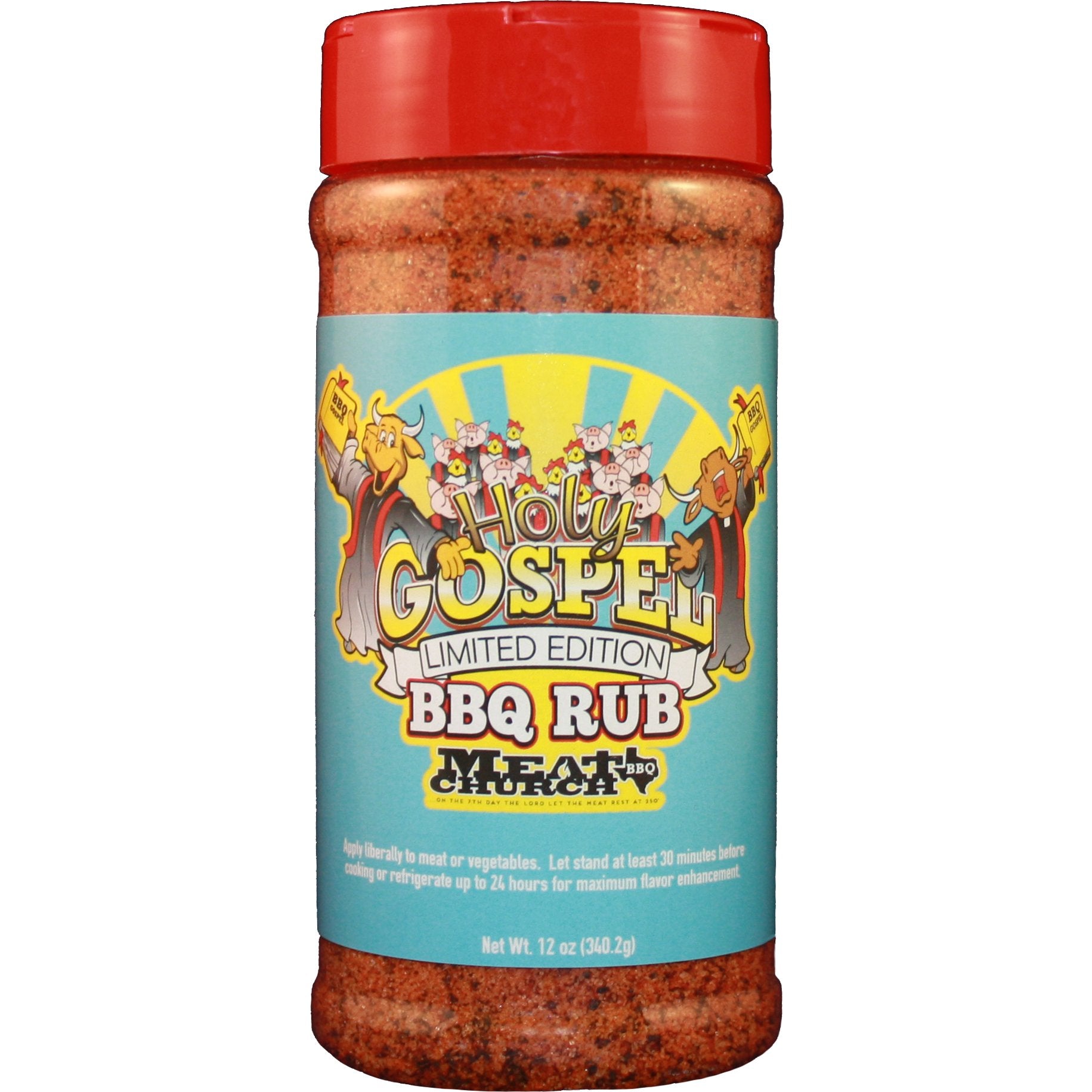 Meat Church Holy Gospel BBQ Rub 14 oz. - Angler's Pro Tackle & Outdoors