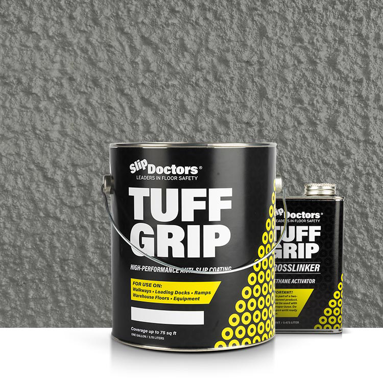 SlipDoctors Tuff Grip or Tuff Grip Extreme - Aggressive Traction Non-Skid Floor Paint