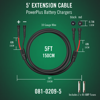 Battery Tender® 5 Ft  Extension Cord for PowerPlus Battery Chargers