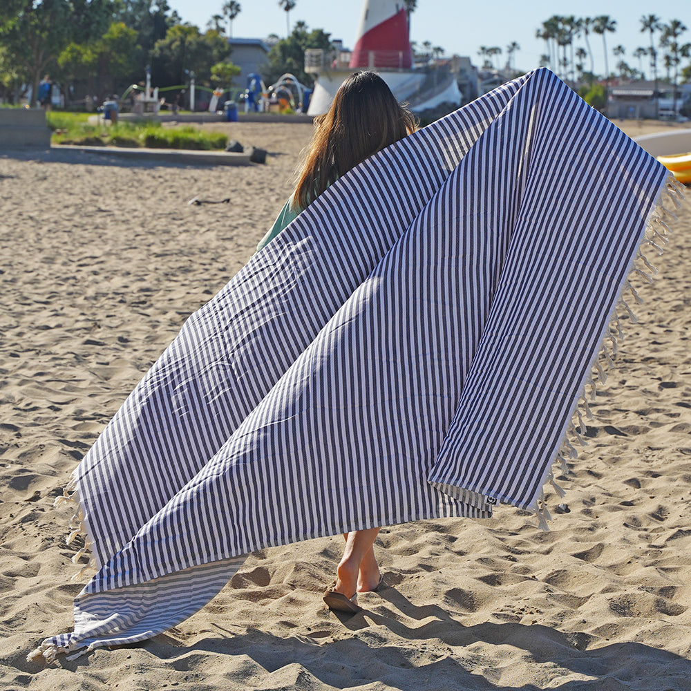 NIXY Mediterranean - Oversized Turkish Beach Towel Blanket