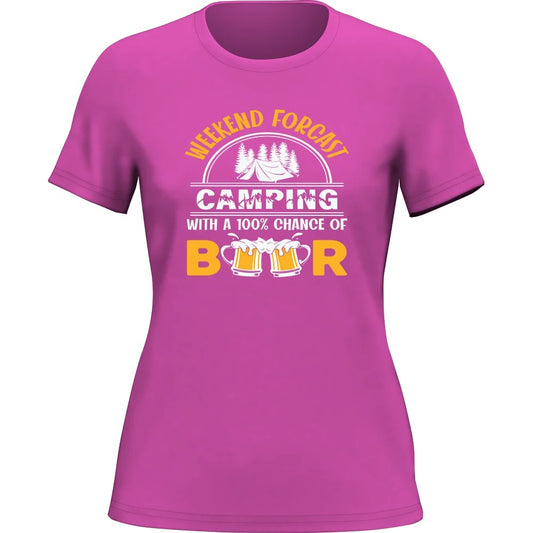 Outdoorzees Weekend Forecast T-Shirt for Women