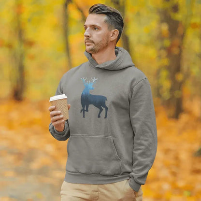 Outdoorzees Deer Color 2 Mens Hoodie