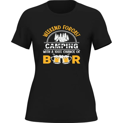 Outdoorzees Weekend Forecast T-Shirt for Women