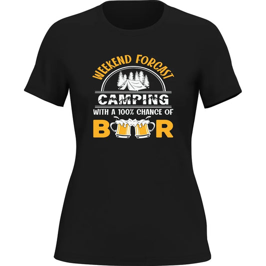 Outdoorzees Weekend Forecast T-Shirt for Women