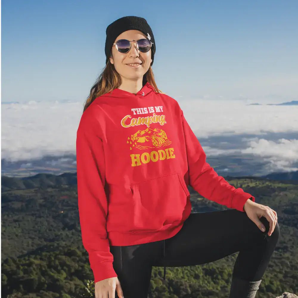 Outdoorzees This Is My Camping Adult Women Fleece Hoodie