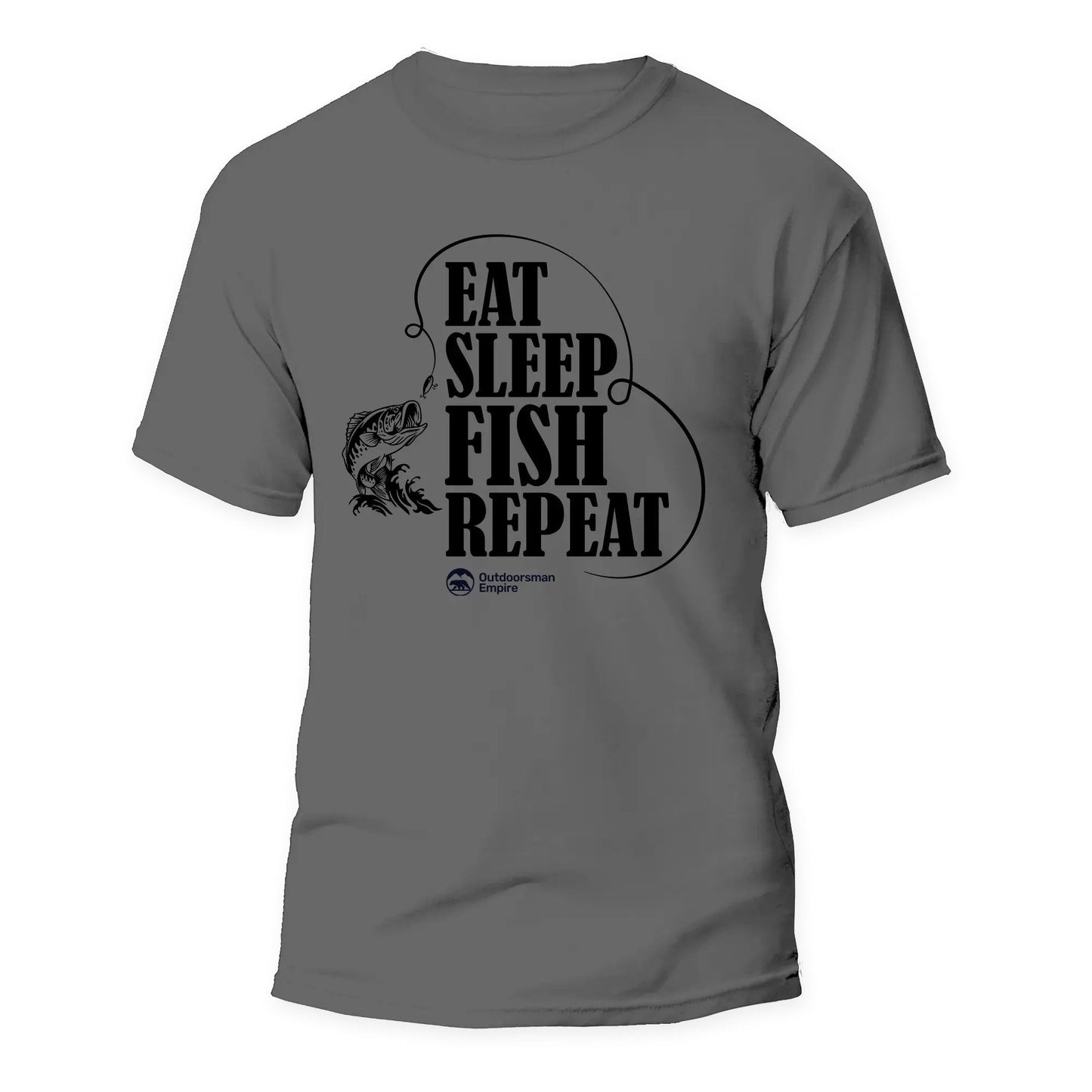 Outdoorzees Eat Sleep Fish Repeat Man T-Shirt