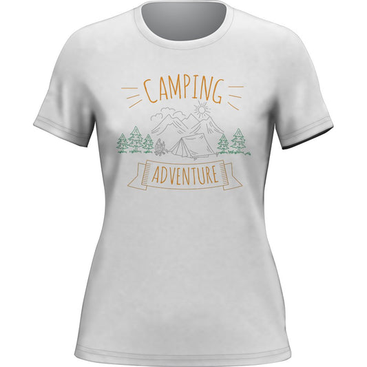 Outdoorzees Camping Adventure T-Shirt for Women