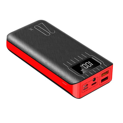 Outdoorzees 20000mAh External Battery Power Bank Dual USB With LED Flashlight