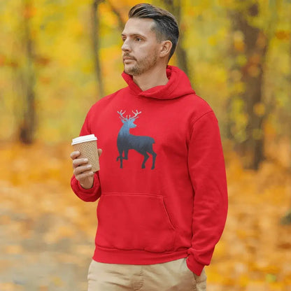 Outdoorzees Deer Color 2 Mens Hoodie