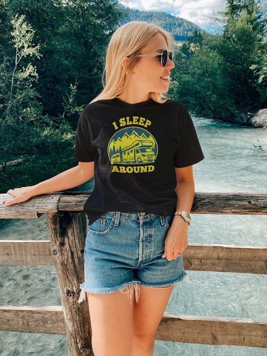 Outdoorzees I Sleep Around T-Shirt for Women