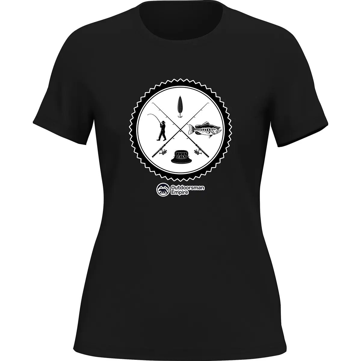 Outdoorzees Fishing Vintage v2 T-Shirt for Women