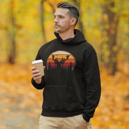 Outdoorzees Deer Color Men Hoodie