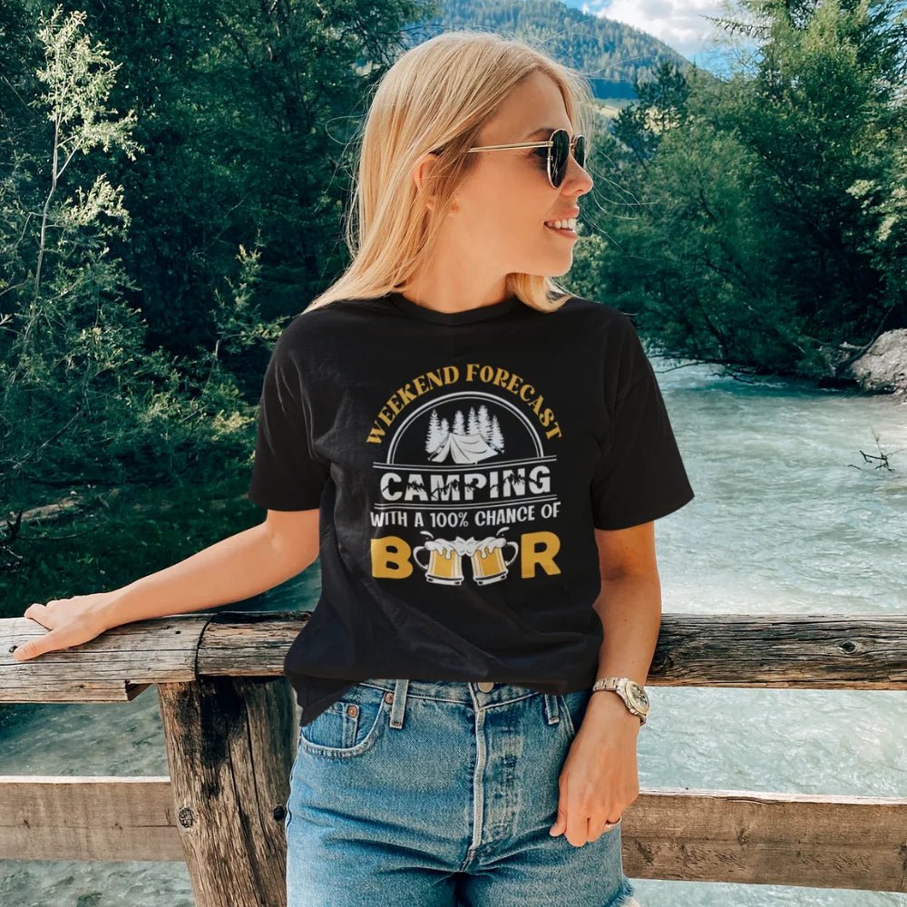 Outdoorzees Weekend Forecast T-Shirt for Women