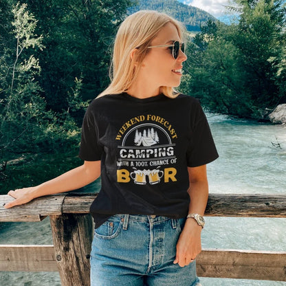 Outdoorzees Weekend Forecast T-Shirt for Women
