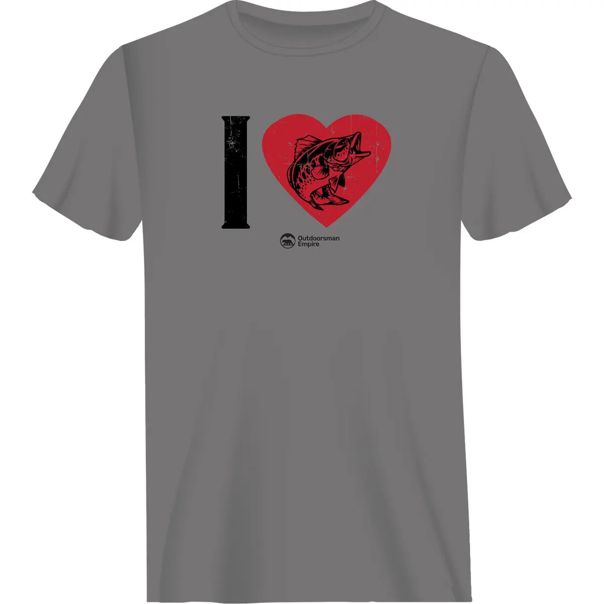 Outdoorzees I love Fishing Man T-Shirt