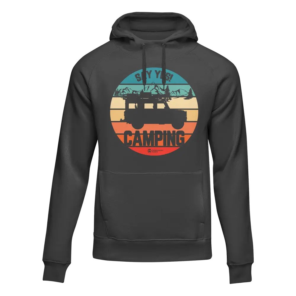 Outdoorzees Style 70 Camping Adult Fleece Hoodie