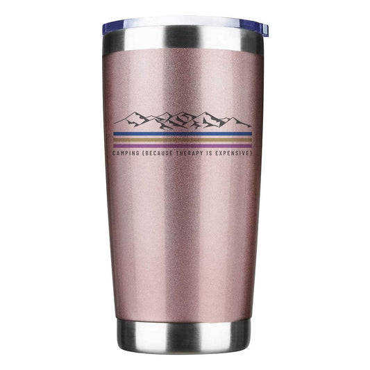 Outdoorzees Camping Lines 20oz Insulated Vacuum Sealed Tumbler