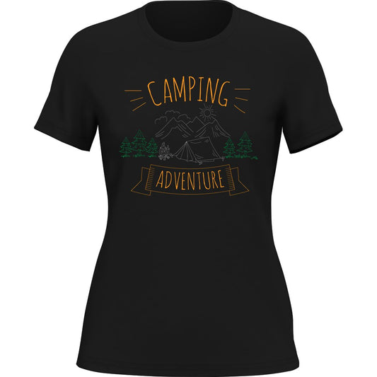 Outdoorzees Camping Adventure T-Shirt for Women