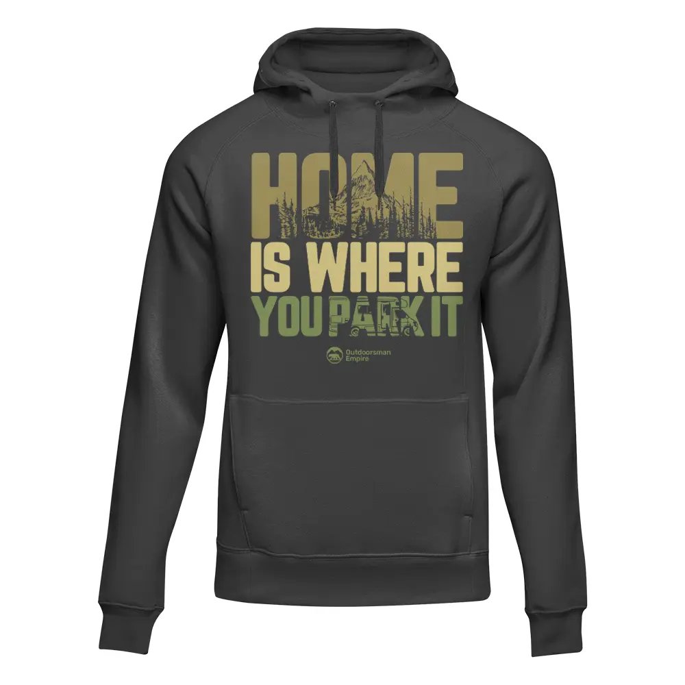 Outdoorzees Home Is Your Park Adult Fleece Hoodie
