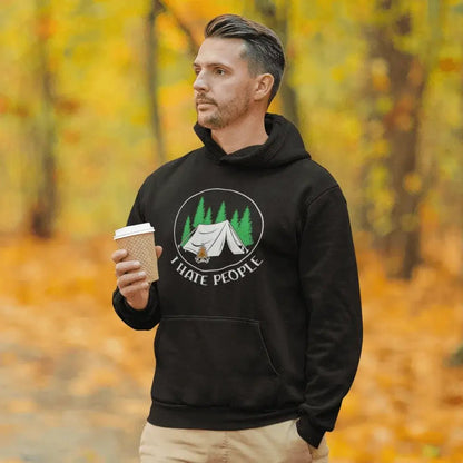 Outdoorzees I Hate People Men Hoodie