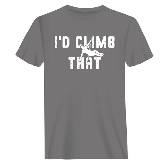 Outdoorzees Climbing I'd Climb That Man T-Shirt