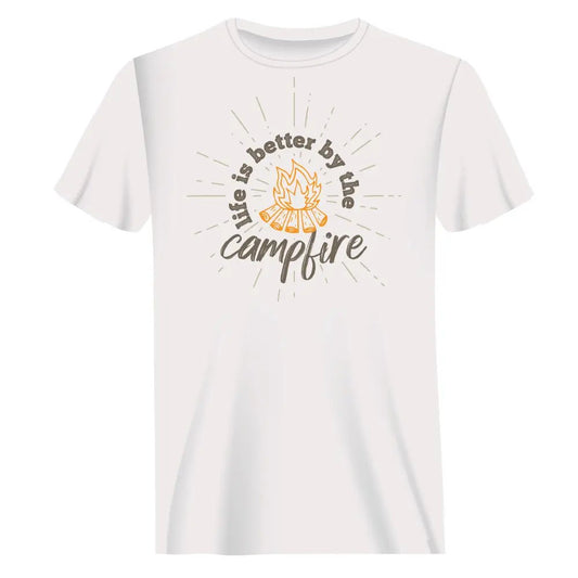 Outdoorzees Life Is Better Campfire T-Shirt for Men