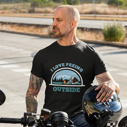 Outdoorzees I Love Peeing Outside T-Shirt for Men