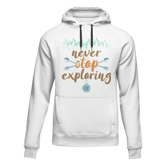 Outdoorzees Never Stop Exploring Adult Fleece Hoodie