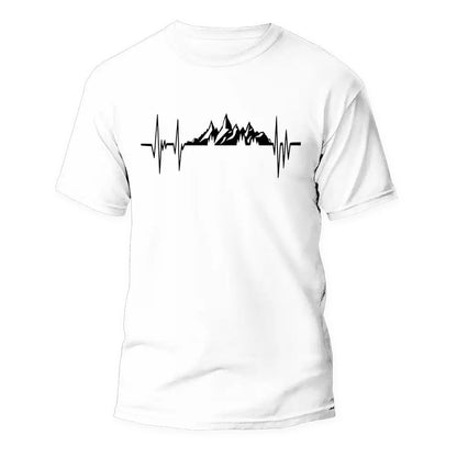 Outdoorzees Mountains Heartbeats Unisex T-Shirt