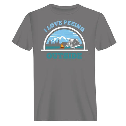 Outdoorzees I Love Peeing Outside T-Shirt for Men