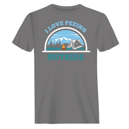 Outdoorzees I Love Peeing Outside T-Shirt for Men