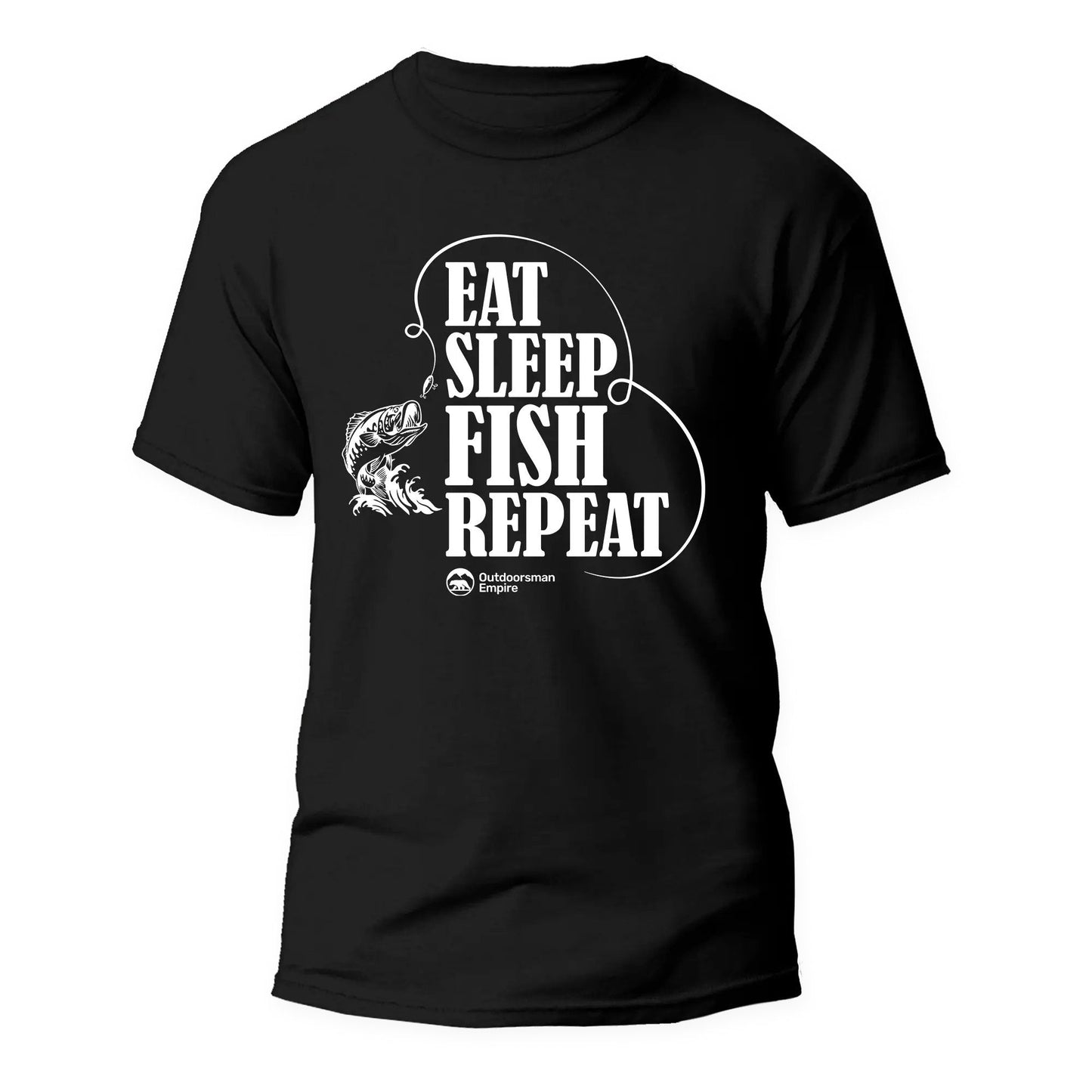 Outdoorzees Eat Sleep Fish Repeat Man T-Shirt