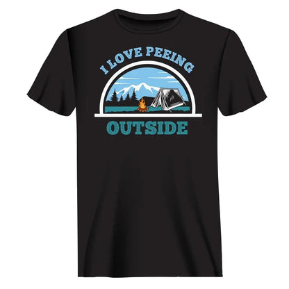 Outdoorzees I Love Peeing Outside T-Shirt for Men