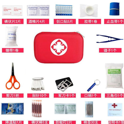 Outdoorzees 63-Piece First Aid Kit - Semi Hard Case