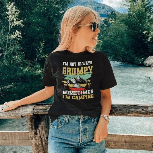 Outdoorzees I'm Not always Grumpy Women T-Shirt / Fitted T-Shirt