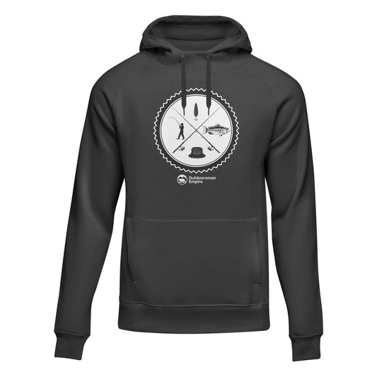 Outdoorzees Fishing Vintage v2' Adult Fleece Hoodie