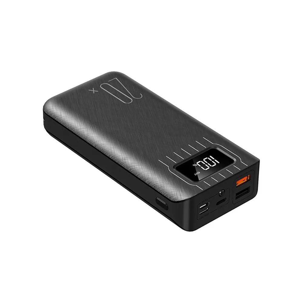 Outdoorzees 20000mAh External Battery Power Bank Dual USB With LED Flashlight