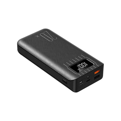 Outdoorzees 20000mAh External Battery Power Bank Dual USB With LED Flashlight