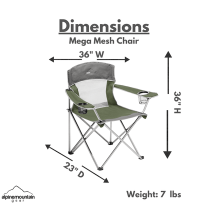 Mega Mesh Chair - Angler's Pro Tackle & Outdoors
