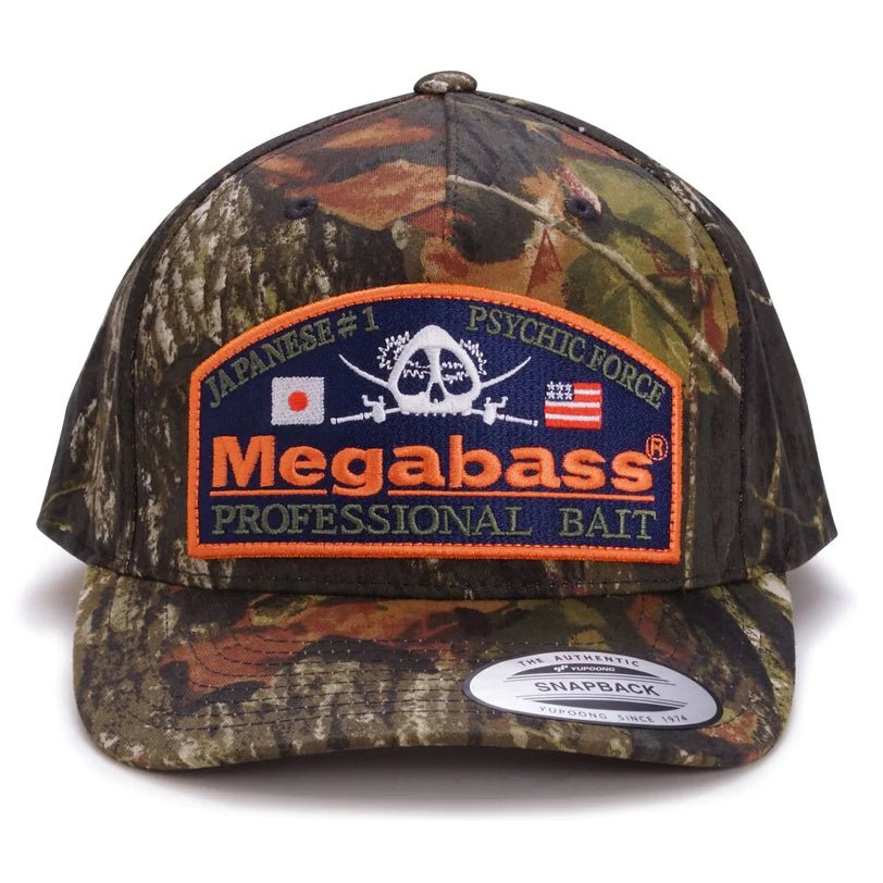 Megabass Psychic Camo Mossy Hunter Snapback Hat - Angler's Pro Tackle & Outdoors