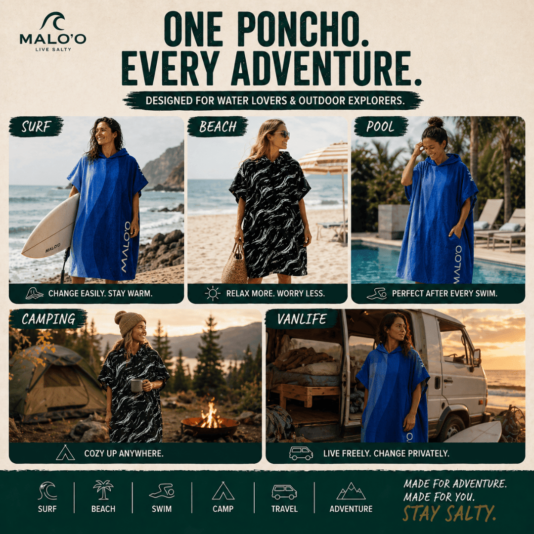 Malo'o Mehana Changing Poncho