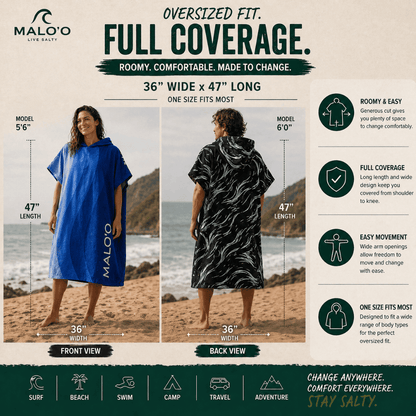 Malo'o Mehana Changing Poncho