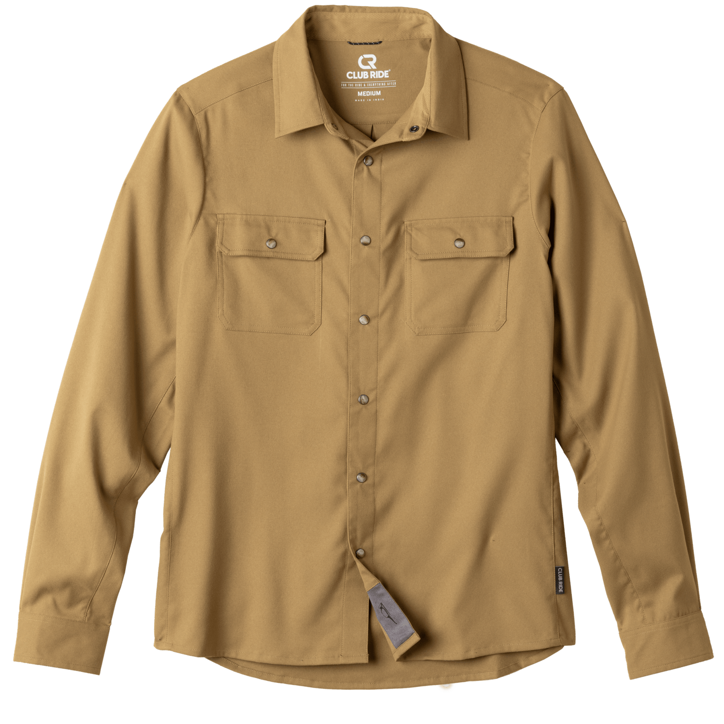Club Ride Apparel Men's Daniel Keep Warm Stretch Riding Flannel